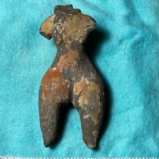 Pre-Columbian Style Clay Fertility Figure Torso Primitive Sculpture picture