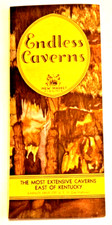 1927 Endless Caverns Brochure CAVE Electric Illumination-Photos-New Market VA picture