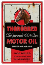 THOROBRED MOTOR OIL HORSE HEAD 18