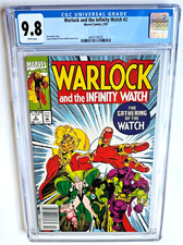WARLOCK AND THE INFINITY WATCH #2 CGC 9.8  +++ NEWSSTAND +++ picture