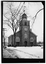 Wyckoff NJ 1900s Wycoff Reformed Church Main Street Stone Church HABS picture