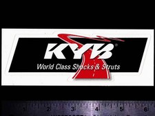 KYB World Class Shocks & Struts - Original Vintage Racing Decal/Sticker 6 inch picture