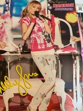 Miley Cyrus, Two Page Vintage Centerfold Poster picture