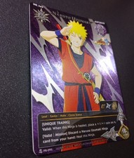 2013 BANDAI Naruto Uzumaki FOIL Promo PR-095 Ultimate Ninja Storm 3 x Goku CCG  picture