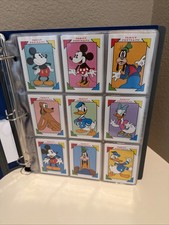 Disney trading cards binder w/over 400 cards includes 1991 Family Portrait 1-171 picture
