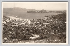 Acapulco, Mexico Panoramic View 1946 Rppc Postcard picture
