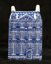 Vintage Delft Blue Hand Painted Miniature House 12 Rembrandt Huis Amsterdam (B1) picture