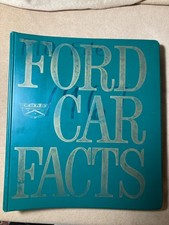 1967 Ford Car Facts Dealership Showroom Album w/Binder, All Models & Engines picture