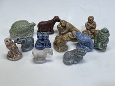 Vintage Wade Whimseys Porcelain Mini Figurines Lot Of 12 picture