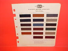 1948 1949 HUDSON SUPER EIGHT COMMODORE CONVERTIBLE CLUB COUPE SEDAN PAINT CHIPS picture