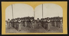 Columbus Kentucky 134th Illinois Volunteer Infantry Soldiers Drilling 1864 picture