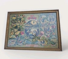 ANTIQUE VTG Gies & Co/Wilgus & Co The Ten Commandments Litho 1880s 23 X 17 Nice picture