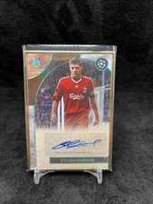 2025-26 Topps Museum Steven Gerrard Museum Framed Autograph Card /50 Liverpool picture
