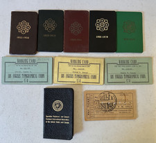 1950s 1960s union dues books stamps steam pipe fitter local California lot ID picture