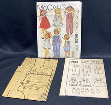 Vtg Sewing Pattern, McCalls 9630, Toddler Babydoll +,  Uncut - ships free picture