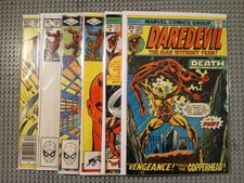 Marvel Daredevil Comics #125, 127, 184, 186, 187, 189 Vintage Lot picture