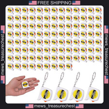 Mini Tape Measure Keychains 1m/3ft Retractable Pocket Measuring Tools Bulk picture