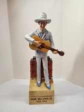 McCormick Distillery Hank Williams Sr. Music Box/Decanter. Empty Bottle picture