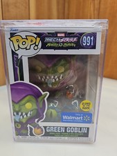 Willem Dafoe signed Green Goblin #991 Funko Pop WALMART EXCLUSIVE GLOWS W/CASE picture