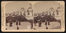 Omaha Nebraska 1898 Trans-Mississippi Exposition Opening Exercises Court picture