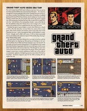 2004 Grand Theft Auto Advance Game Boy Advance GBA Print Ad/Poster Retro Art picture