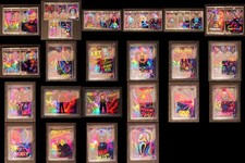 Neon Horror Holographic Custom Art Trading Card Lot Chucky Jason (Set of 35) picture