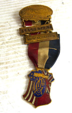 Vintage 1914 National Fraternal Congress Of America Medal Secretary Medical Sec picture
