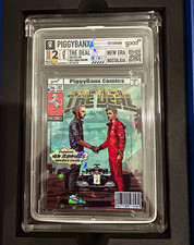 PiggyBanx 1st edition 1/1 The Deal atomic variant red aqua brown 2024 picture