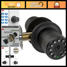 iulock Keypad & Key Smart Door Lock, 50 User Codes, Waterproof, Auto Lock - Matt picture