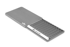 Royal Box Ultra Slim Integra Titanium Luxury Snuff Storage Box + 5 Paper Straws picture