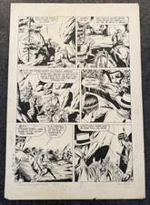 Tom Gill Original Comic Art Lone Ranger #65 Page 7 Dell 1953 Tonto picture