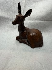 Vintage Red Mill MFG USA Handcrafted Resin Deer Laying 1988 picture