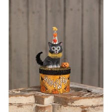 New Bethany Lowe Halloween Cecil Cat On Box TL4355 Ships Free picture