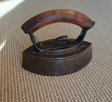 Antique Schreiber & Conchar Iron with Removeable Wood Handle picture