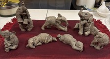 7 The Herd Elephant Figures -Siesta, Winks, Prancer, Me, Duster, Peanut, Popcorn picture