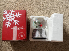Make A Wish Things Remembered Musical Snow Globe Red Cardinal Bird Piano Sonata picture
