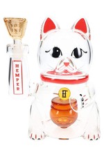 Hemper Lucky Money Cat XL Glass Bong – 7″ picture