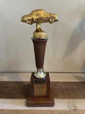 Vintage 1961 Cadillac Tech Club Rally Trophy 10.5” Detroit Trophy & Jewelry Co. picture