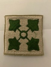 ORIGINAL VIETNAM ERA FULL COLOR 4TH INFANTRY DIVISION PATCH CUT EDGE #85a picture