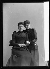 Photo:Mrs. T.H. Webster and Sister Portrait c1891-1894 picture