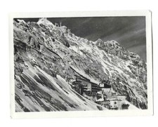 Vintage B&W Snapshot Small Photo Schneefernerhaus Germany Hotel On Mountain Snow picture