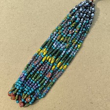Vintage Old Handmade African Venetian Mosaic Millefiori Trade Glass Beads III picture