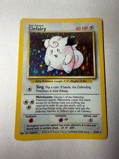 Pokemon Clefairy Holo Foil TCG # 5/102 Near Mint picture