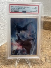 Topps 2024 Chrome Star Wars Galaxy Refractor Card #11 There Is No Escape PSA 10 picture