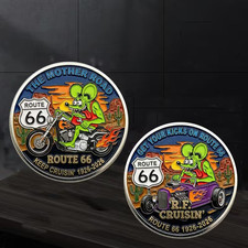 Mother Road U.S. Route 66 Commemorative Coin Route 66 Collectible Challenge Coin picture