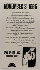 RARE Days of Our Lives 1990 25th Anniversary NBC Press Promo NEW picture