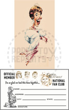 CAROL BURNETT NATIONAL FAN CLUB MEMBERSHIP CARD - FANTASY CARD picture