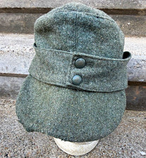 Repro Feldgrau Wool WW2 German M43 field cap Einheitsfeldmütze sz 57-58 picture