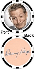 DANNY KAYE - LEGENDARY ACTOR - POKER CHIP ***SIGNED*** picture