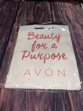 Avon “Beauty For A Purpose” Paper Tote Bags 10 Ct New  picture